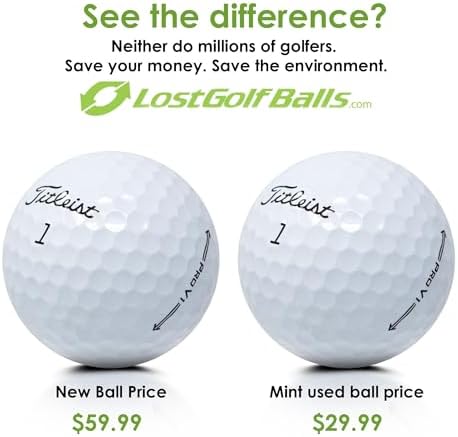 LostGolfBalls Snell Mix - Mint Quality Used Golf Balls – 96 Ball Bulk Pack – Cleaned & Graded