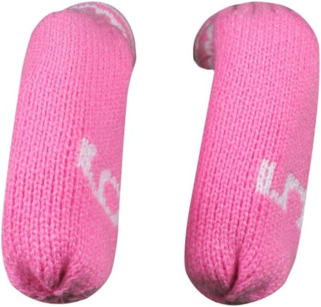Scott Edward 1/7/10 Pcs Knitted Golf Club Head Covers for Irons Wedge Cuteness and Basically Socks Shape Washable Golf Club Head Protector on Classic Stripes Style,Double Sided Customization
