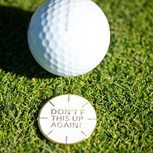 Birdie Girl Women's Golf Ball Marker Hat Clip, Magnetic Golf Ball Marker, Golf Bag Accessories