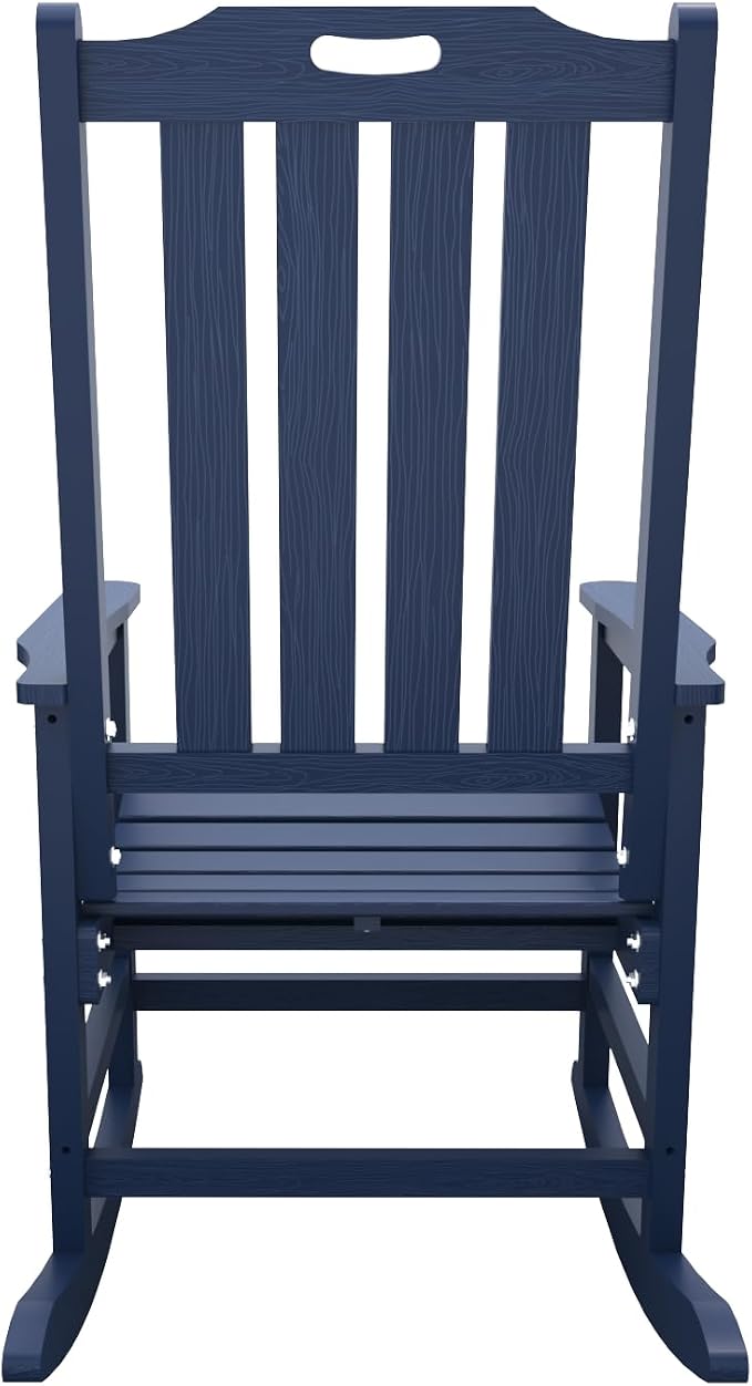 THOEOE Outdoor Rocking Chairs Set of 8, Oversized Patio Rocking Chair | HDPE - Image 10