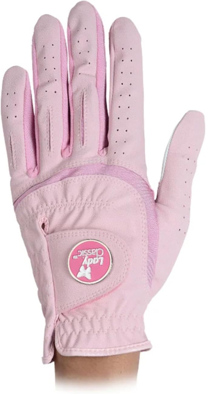 Womenβs Form Fit Golf Glove β Lightweight, Flexible & Stylish with Leather Palm Patch β Soft Flex Comfort β Right or Left Hand