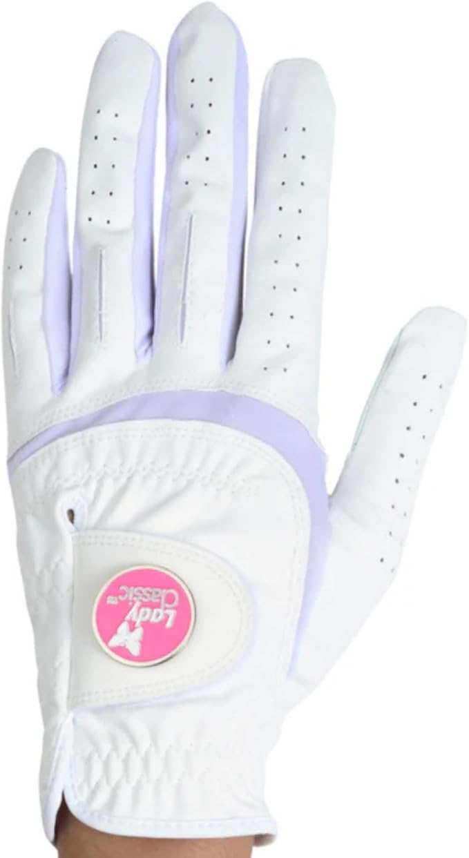 Womenβs Form Fit Golf Glove β Lightweight, Flexible & Stylish with Leather Palm Patch β Soft Flex Comfort β Right or Left Hand