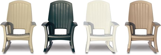 Rockaway Heavy Duty All Weather Rocking Chair, 3 Pack | Polyethylene Outdoor - Image 10