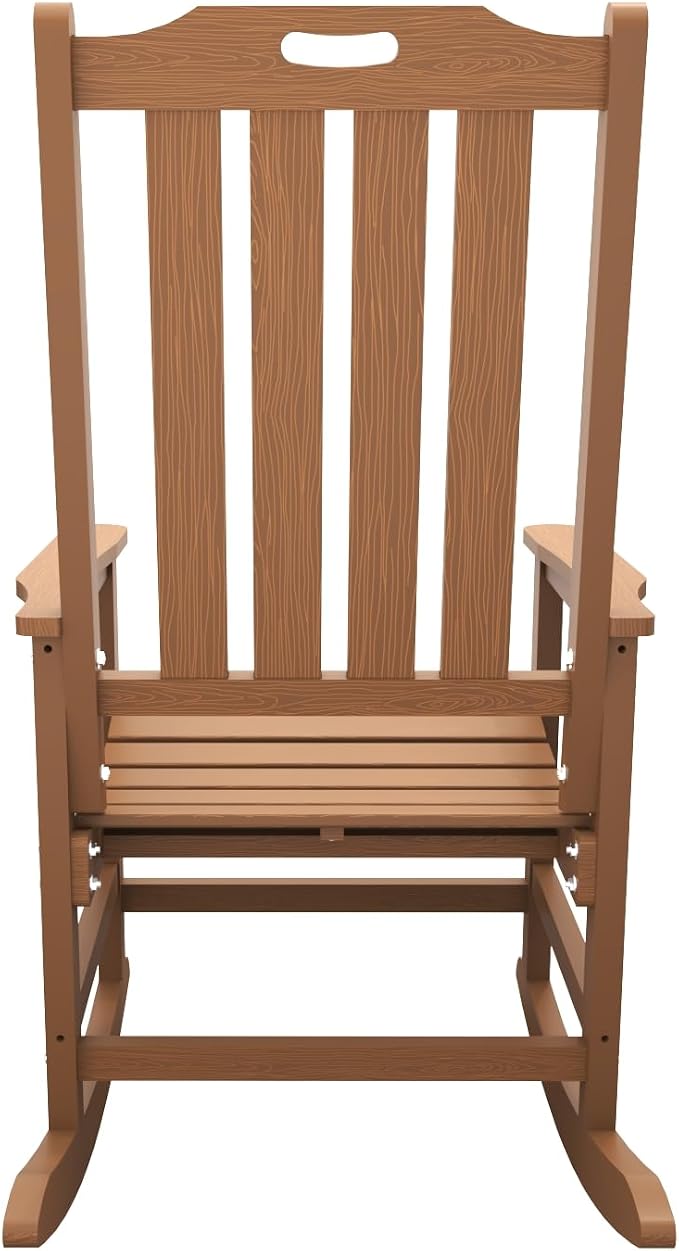 THOEOE Outdoor Rocking Chairs Set of 2, Oversized Patio Rocking Chair | HDPE - Image 10