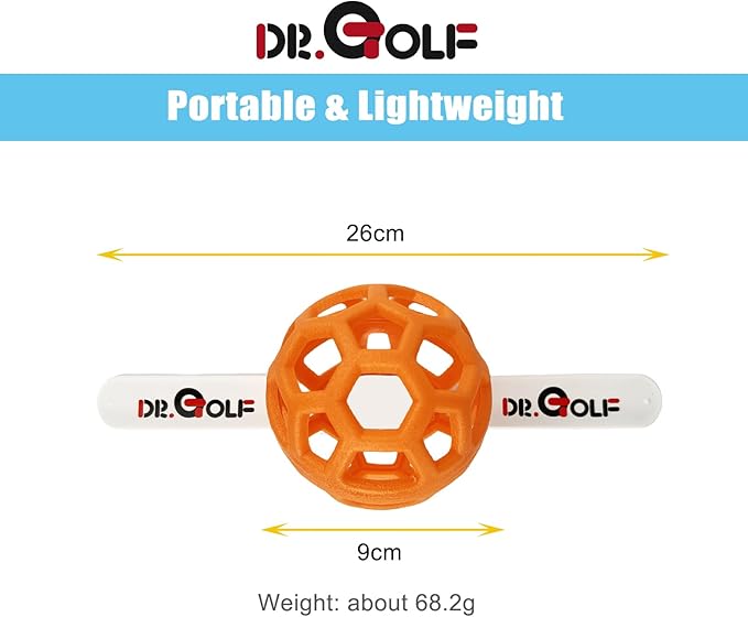 Swing Training Ball, Avoid Chicken Wing, PGA Recommend, Patented Golf Swing Training Aid