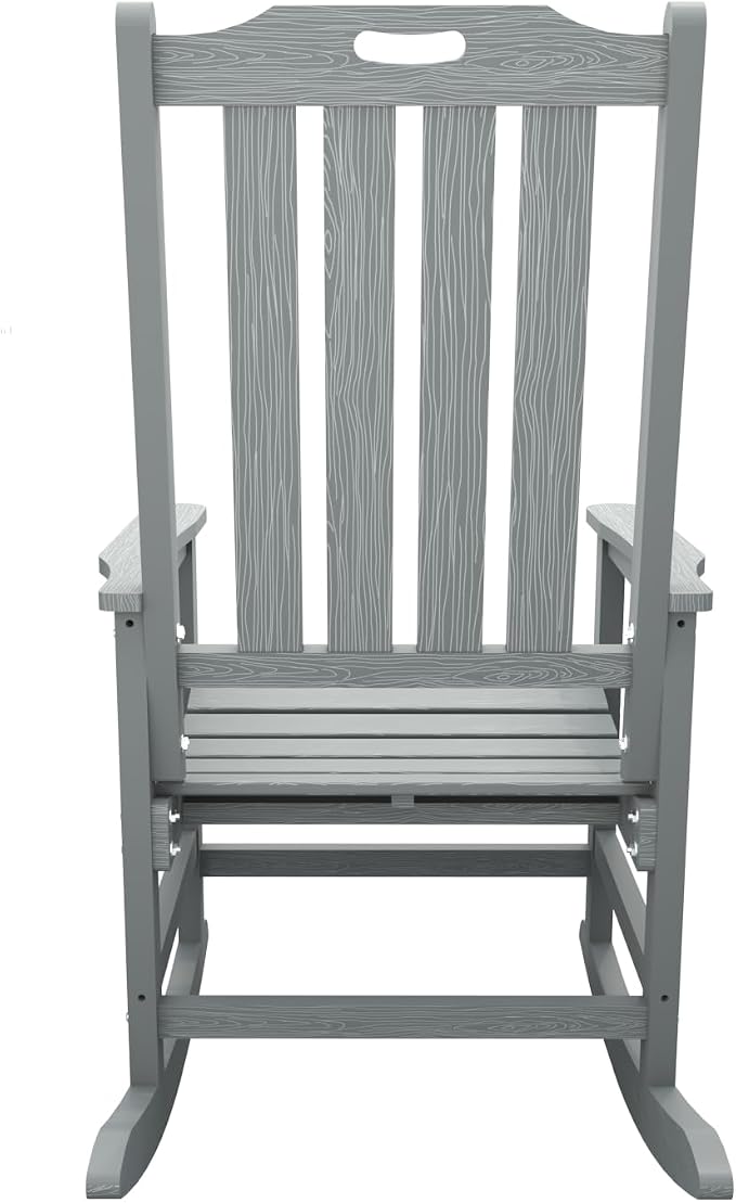 THOEOE Outdoor Rocking Chairs Set of 8, Oversized Patio Rocking Chair | HDPE - Image 10