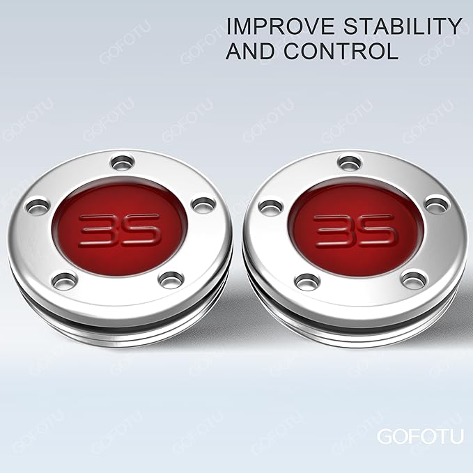 2pcs 5g-40g Golf Custom Weights Compatible with Titleist Scotty Cameron Golf Club Putters Newport Red (2PCS 35g(Doesn't include Wrench))
