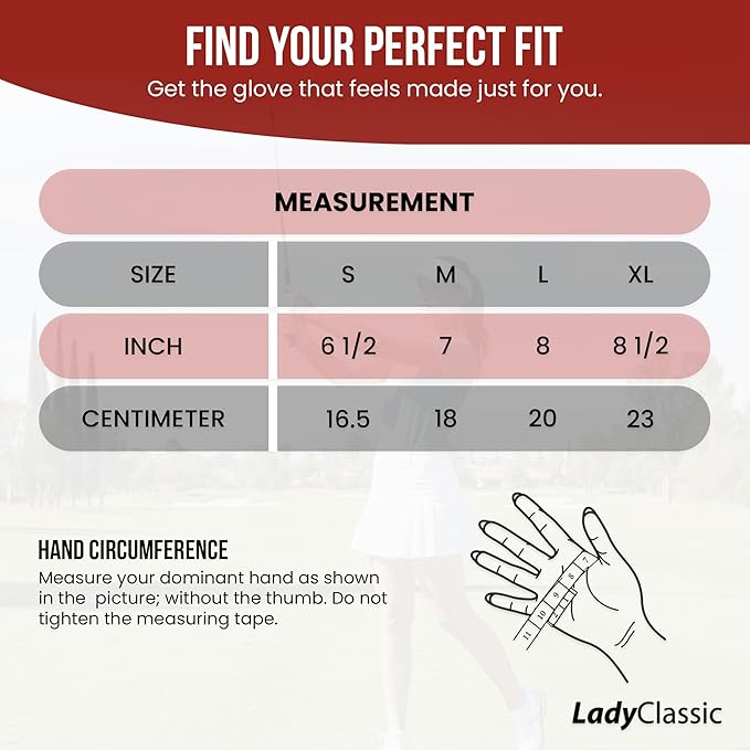 Mesh Half Golf Glove for Women β Premium Cabretta Leather Palm, Breathable Mesh Back, Half-Finger Design Ladies Golf Glove for Enhanced Grip & Comfort