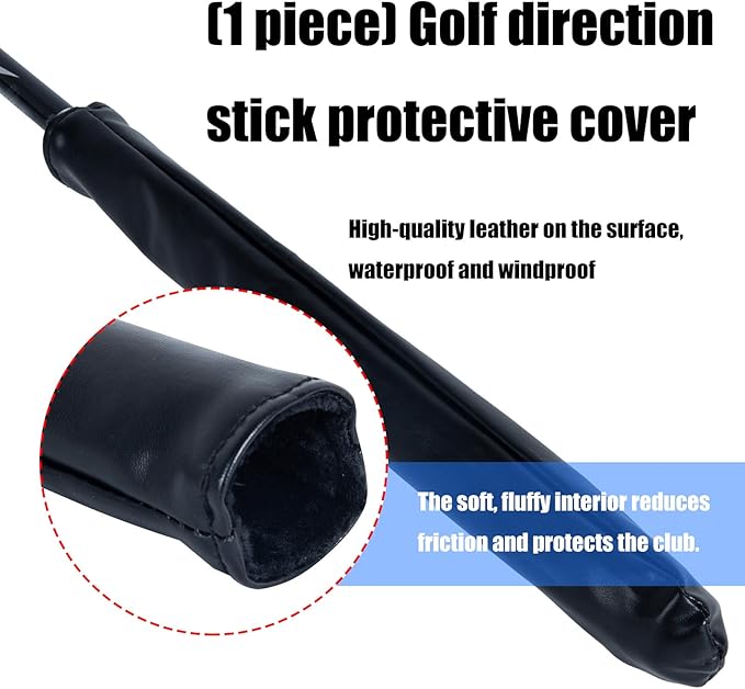 Golf Alignment Rod Cover Case Holder Simple Rods Holder Cases Golfs Club Protector Alignment Stick Headcover Enduring Protective Headcover Protector Accessories