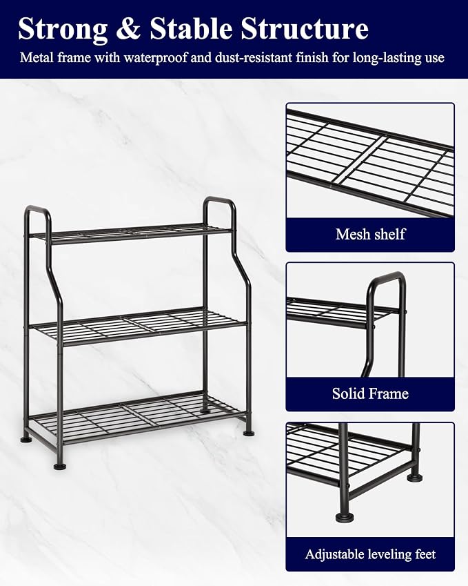 Kitsure 3-Tier Plant Stand Indoor & Outdoor, or Garden, Plant Shelves - Image 7