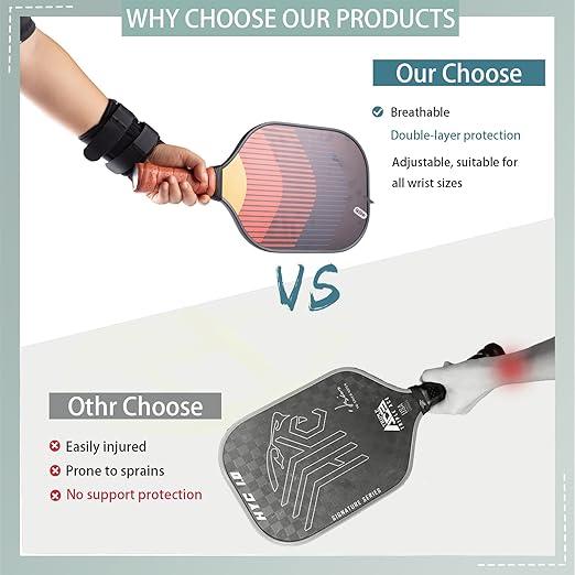 Pickleball & Golf Wrist Brace, Dual Sport Swing Alignment Trainer Neoprene Wrist Correction Support for Pickleball Training and Pickleball Form, Golf Swing Aid for Beginners 