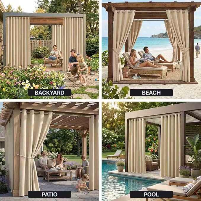 DIVA EN CAMINO DEC Waterproof Outdoor Curtain W105 x L95 - Image 9