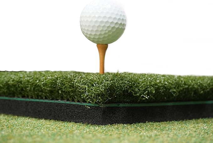 IMPACT SPORTS Premium Golf Hitting Mat β 59'' x 59'' Durable Practice Turf for Indoor & Outdoor Use, Realistic Grass Feel, Heavy-Duty Training Mat for Golfers