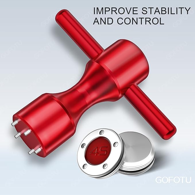 Golf Head weight 2pcs. 5g/10g/15g/20g/25g/30g/35g/40g/45g Golf Custom Weights+Red Wrench Compatible with Titleist Scotty Cameron Putters Newport (45g)