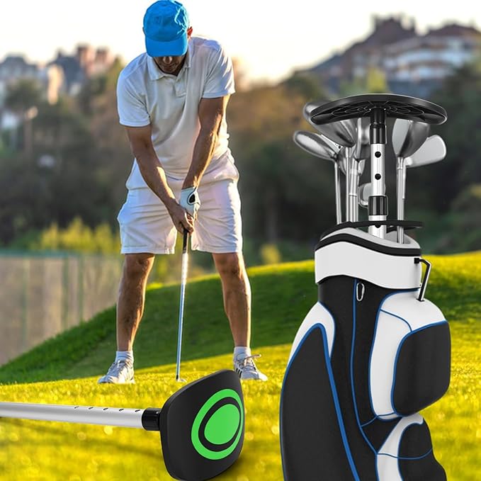 Portable Golf Travel Bag Support Pole, Umbrella Anti-Impact Support Cover Protector and Aluminum Alloy Rod, Golf Club Travel Bag Support System Protect Club