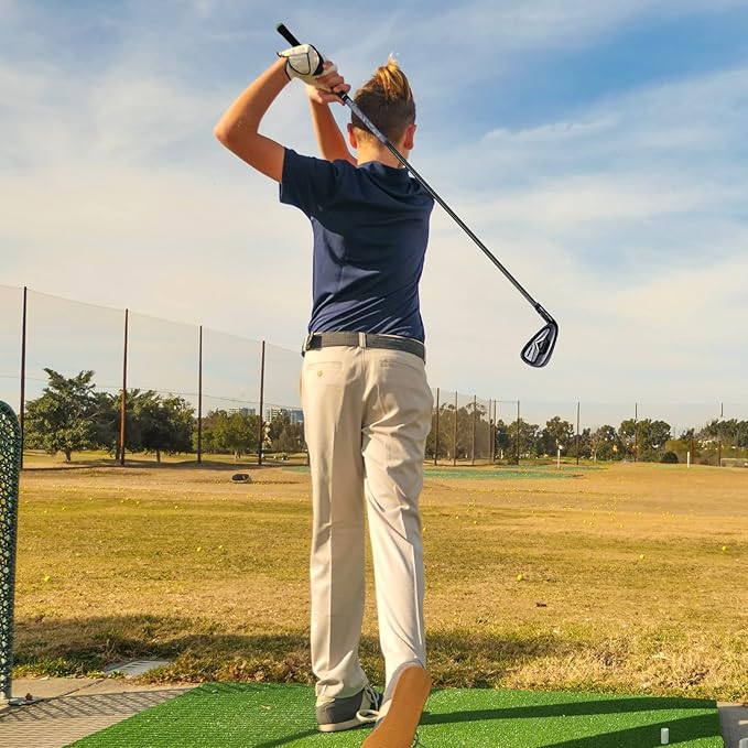 PGM Golf Clubs NSR III Irons Set (5, 6, 7, 8, 9, PW, S) with Graphite Shafts for Right-Handed Golfers β S/R Flex