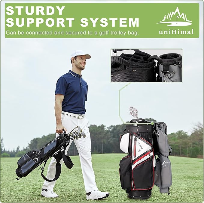 Golf Lightweight Stand Carry Bag– Easy to Carry and Durable Pitch n Putt Golf Bag for The Driving Range, Par 3 and Executive Courses,Fits Up to 5-6 Clubs