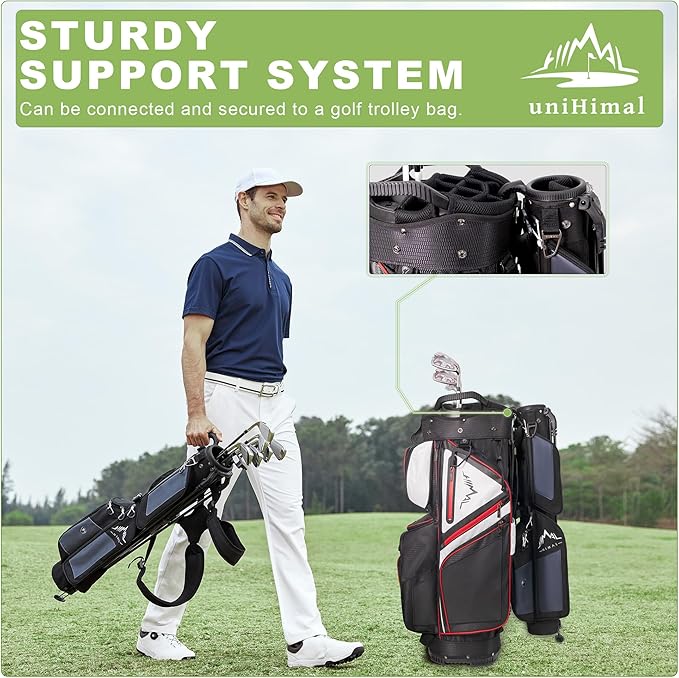 Golf Lightweight Stand Carry Bag– Easy to Carry and Durable Pitch n Putt Golf Bag for The Driving Range, Par 3 and Executive Courses,Fits Up to 5-6 Clubs