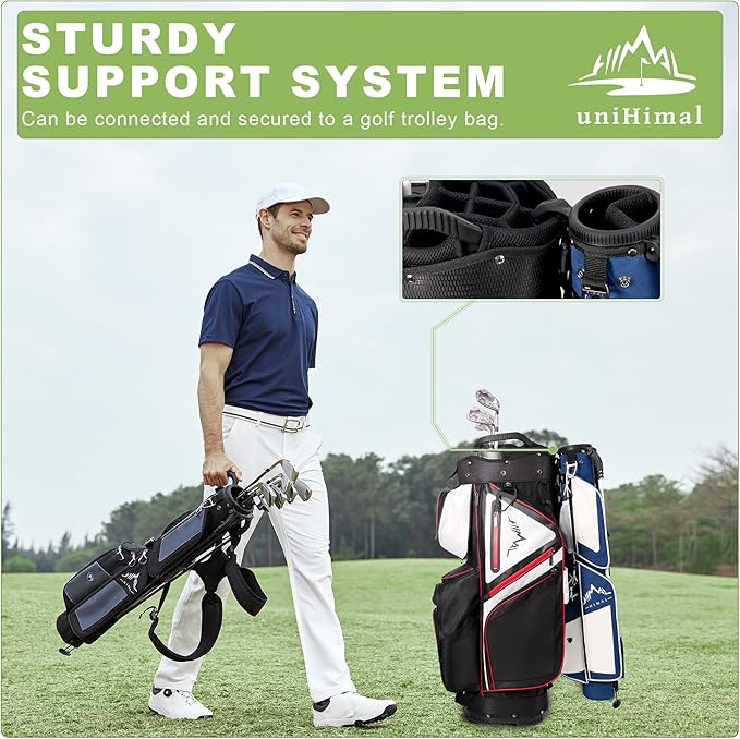 Golf Lightweight Stand Carry Bag– Easy to Carry and Durable Pitch n Putt Golf Bag for The Driving Range, Par 3 and Executive Courses,Fits Up to 5-6 Clubs