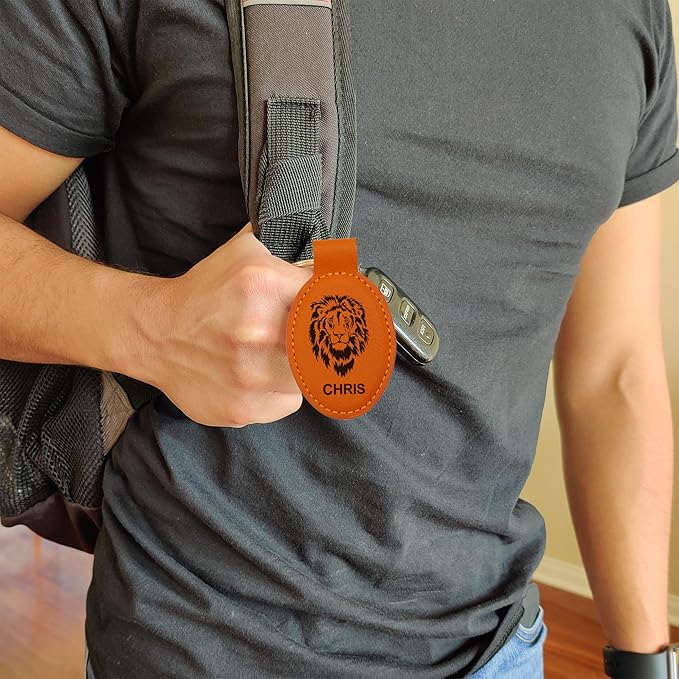 LaserGram Oval Keychain, Sunflowers, Personalized Engraving Included