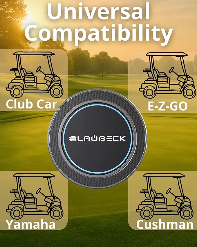 Premium Alloy Magnetic Golf Cart Phone Holder - Universal MagSafe Mount for iPhone & Android - Compatible with Club Car, EZGO, Yamaha, Icon - Golf Cart Accessories