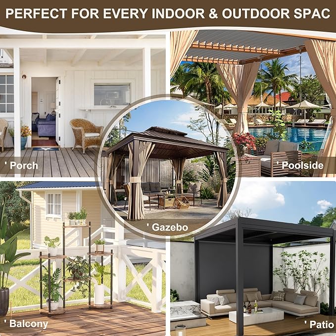HolidayIdeas Outdoor Patio Curtains Waterproof - Image 7
