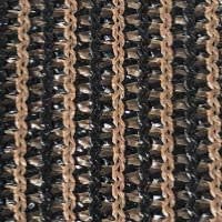 Eden's Decor Straight Flat-Edged Sun Shade Sail Rectangular 10' x 19' Brown - Image 8
