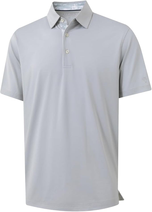 Mens Polo Shirts Short and Long Sleeve Casual Solid Stylish Dry Fit Performance Designed Collared Golf Polo Shirts for Men