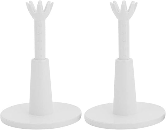 Adjustable Golf Tees, Stable Golf Driving Range Tees Holder with Tees for Golf Practice Training (White)