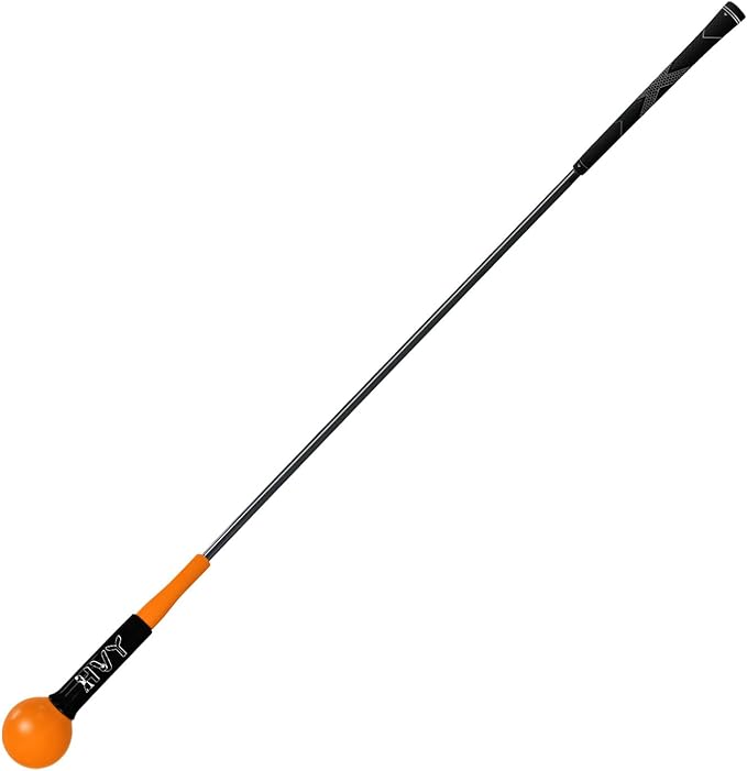 HVY Golf Swing Trainer,Golf Swing Training Aid for Improve Strength Tempo Balance and Flexibility,Golf Warm-Up Stick for Indoor&Outdoor Practice Chipping Hitting Golf Training Aid
