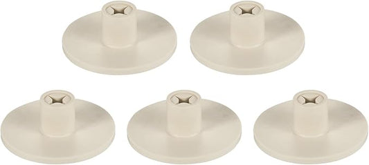 PATIKIL 0.8 Inch Plastic Golf Tee, 5 Pack Hollow Training Driving Range Tee Stable Ball Holder for Outdoor Indoor Hitting Mat, Beige