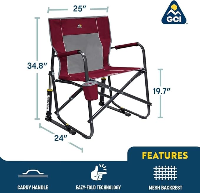 GCI Outdoor Freestyle Rocker Camping Chair - Image 2