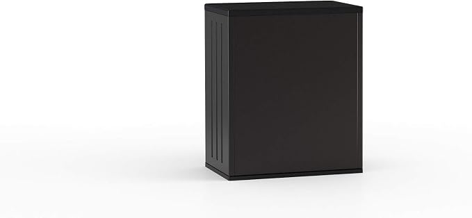 Suncast 30" Heavy-Duty Resin Outdoor Storage Cabinet, Dark Gray - Image 5
