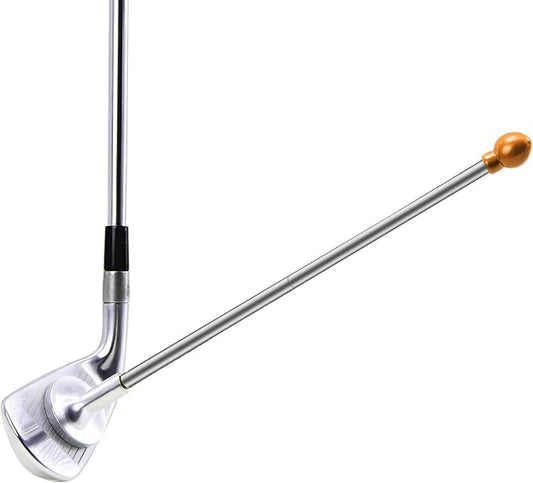THE GOLFER STORE Golf Alignment Rods, Golf Club Alignment Stick Corrector Magnetic Golf Swing Trainer Aid Help Visualize and Align Your Golf Shot Length Adjustments