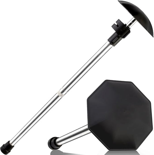 Golf Travel Bag Support Pole, 33"-60" Golf Club Travel Protector Stick for Bag Telescopic Adjustable Airlines Stiff Arm Club Protector Stainless Steel Pole