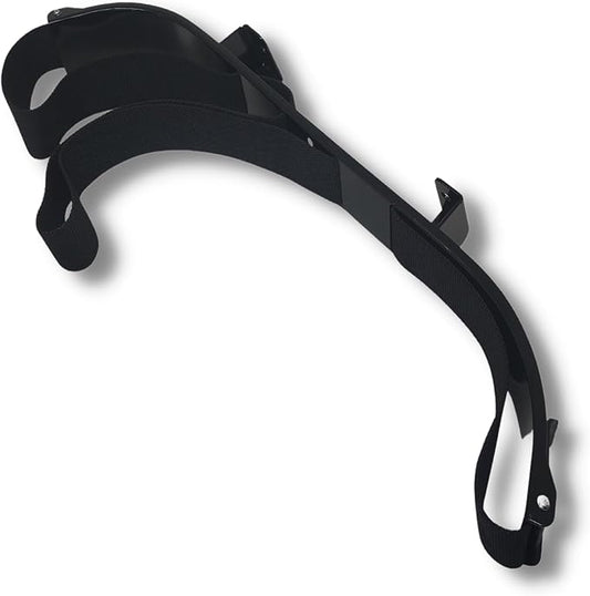 Evolution D5 Ranger & D5 Maverick Golf Bag Holder Bracket Attachment - No Drilling Assembly for 4 Passenger & 6 Passenger Carts - Durable Golf Bag Mount Compatible with Evolution Golf Carts | Black