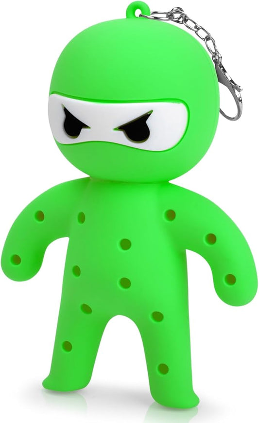 Golf Tee Holder, Ninja Portable Funny Golf Tees Holder Keychain Golf Gift Golf Accessories for Men & Women