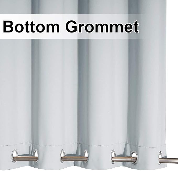 NICETOWN Outdoor Curtain with Rustproof Grommets on top and Bottom - Image 6