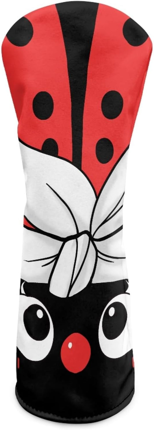 Golf Club Head Covers for Club Protective, Waterproof PU Leather Driver Fairway Wood Hybrid Head Cover