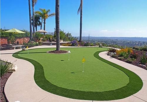 Pro Putting Green Golf Artificial Grass Turf 6FTX55FT， Indoor Outdoor Golf Training Mat, Synthetic Fake Grass for Baseball Football Gym Sports