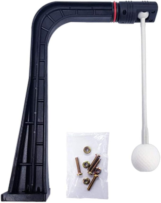 WINNER SPIRIT Real Swing 300 Golf Swing & Hitting Trainer, True Impact, Checking Path After Swing Practice Mat Groover Training Aid, Height Adjustable