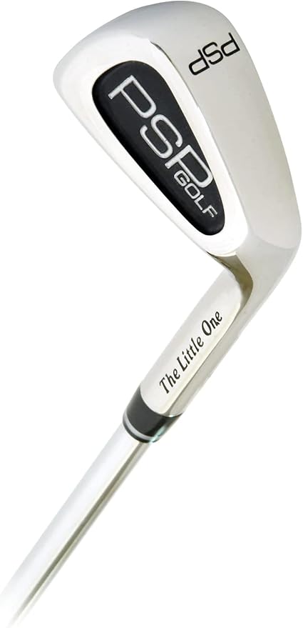 The Little One 7 Iron Right Hand Swing Trainer for Adults: Golf Training Aid for Finding The Sweet Spot (Stiff Flex) Black