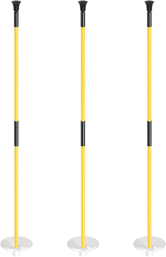 KINGTOP Golf Flagstick - Portable Design, Practice Putting Green Flag Stick for Yard, Club - Golf Pole Pin Flagpole, 3FT or 6FT Heights Available