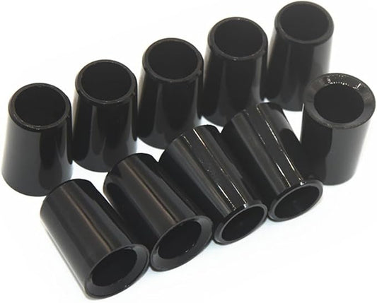 10pcs.370 Golf Ferrules High Grade Tapered Black Ferrule Caps for Golf Hybrid Wedge Iron Shaft 9.3 * 20 * 13.6mm