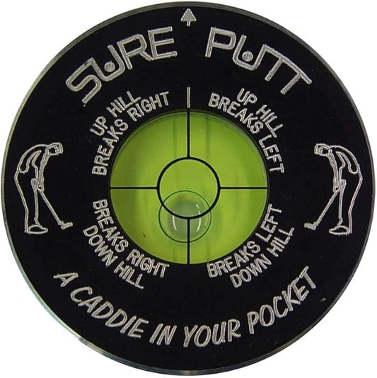 Golf Putting Aid & Green Reader - Black