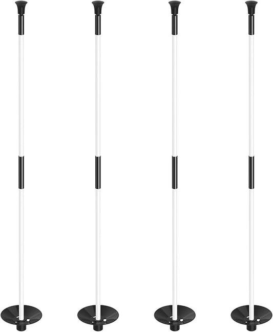 KINGTOP Golf Flagstick - Portable Design, Practice Putting Green Flag Stick for Yard, Club - Golf Pole Pin Flagpole, 3FT or 6FT Heights Available