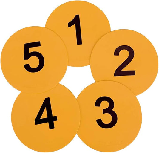 8inch Numbered Floor Spot Markers