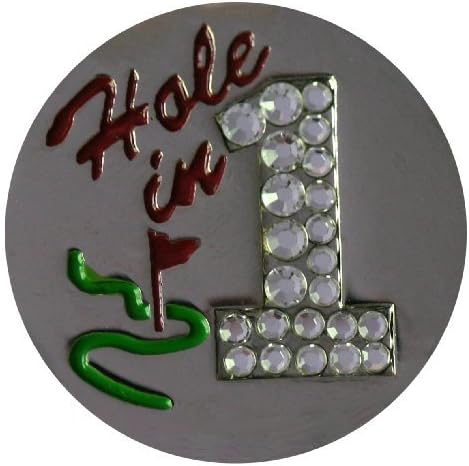 Hole in One Golf Ball Marker with Matching Hat Clip