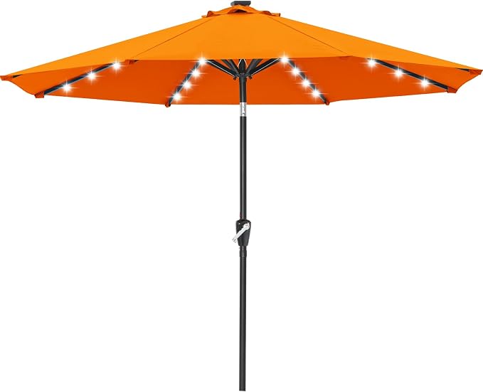 ABCCANOPY Solar Led Patio Umbrella by ABCCANOPY