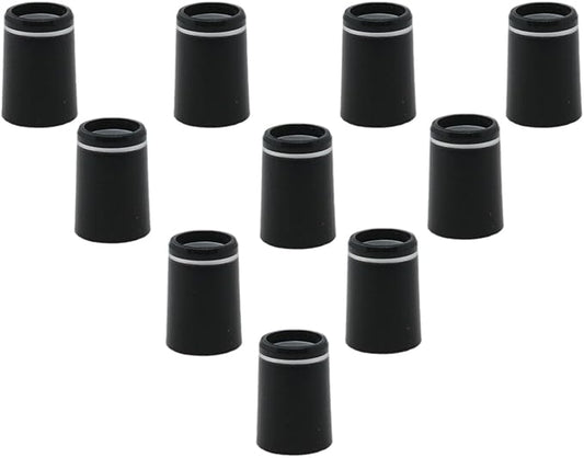 yukata Black Golf Ferrules Golf Club Ferrules Golf Ring Golf Tapered Ferrules 0.335 Golf Club Parts for Most Brands of Irons 10PCS